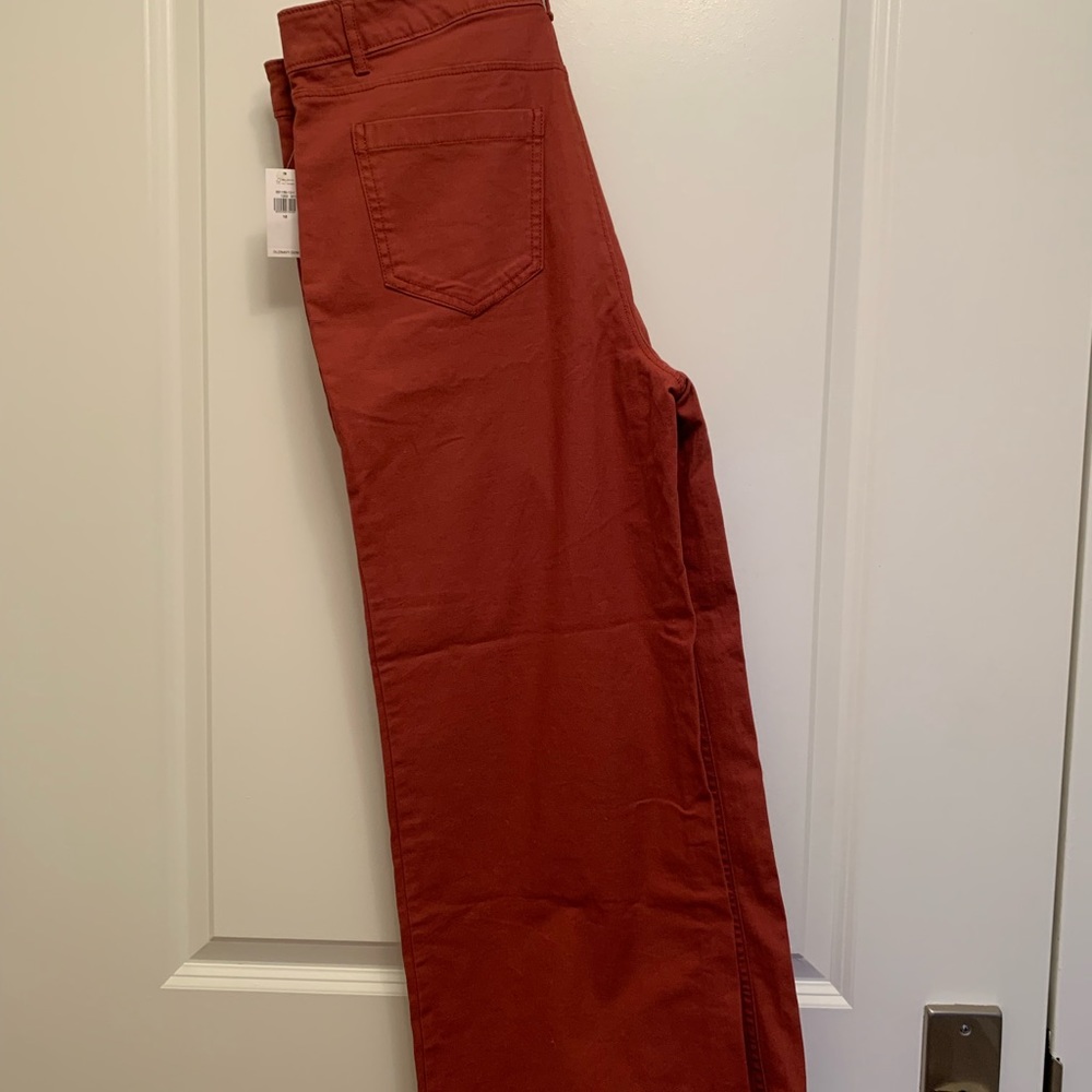 Extra High Rise Wide-Leg Cropped Trousers - Picture 6 of 7